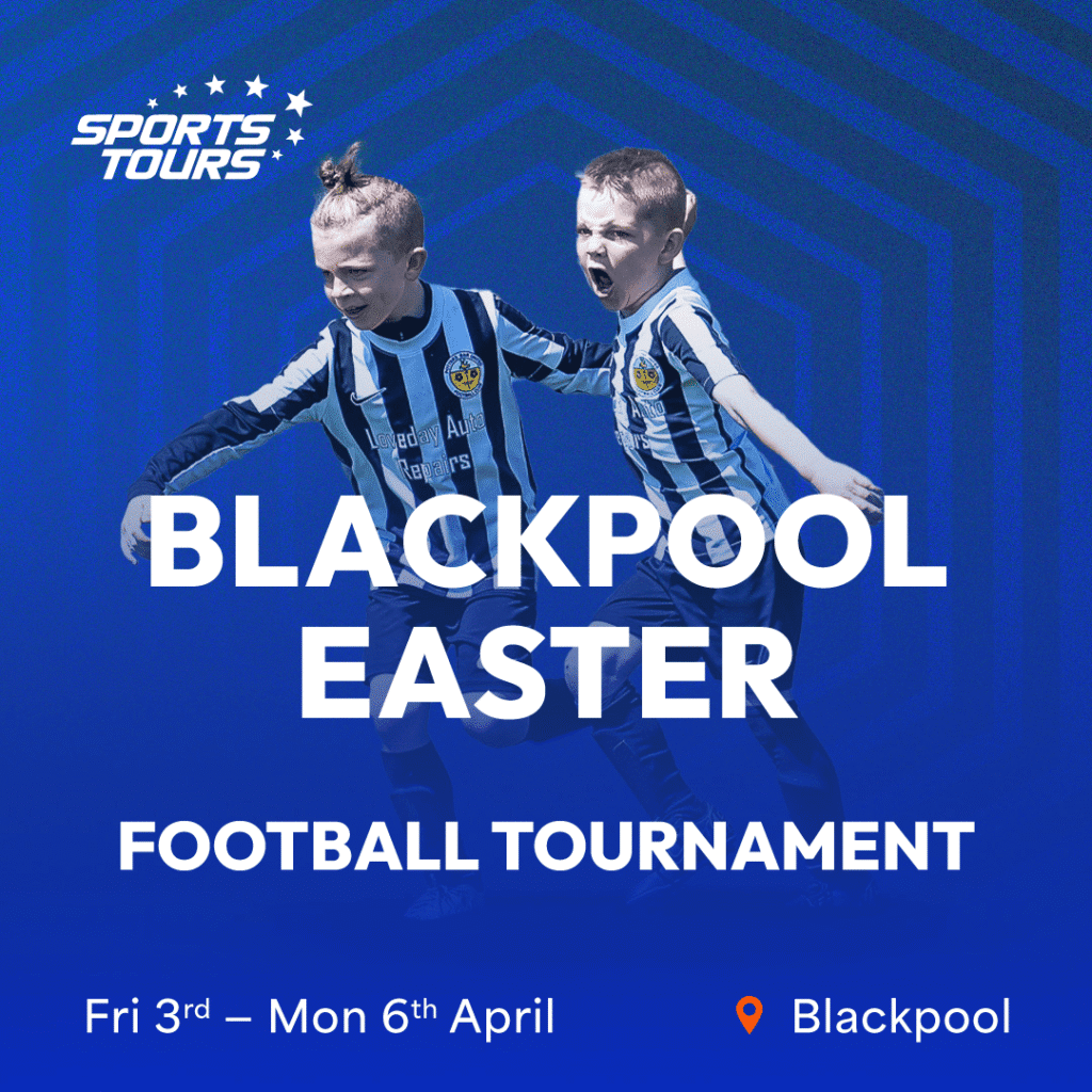 The Blackpool Easter Football Tournament will take place between Friday 3rd – Monday 6th April 2026 at Poolfoot Farm, and the fantastic neighbouring Thornton-Cleveleys FC, Thornton-Cleveleys FY5 4HX. 
