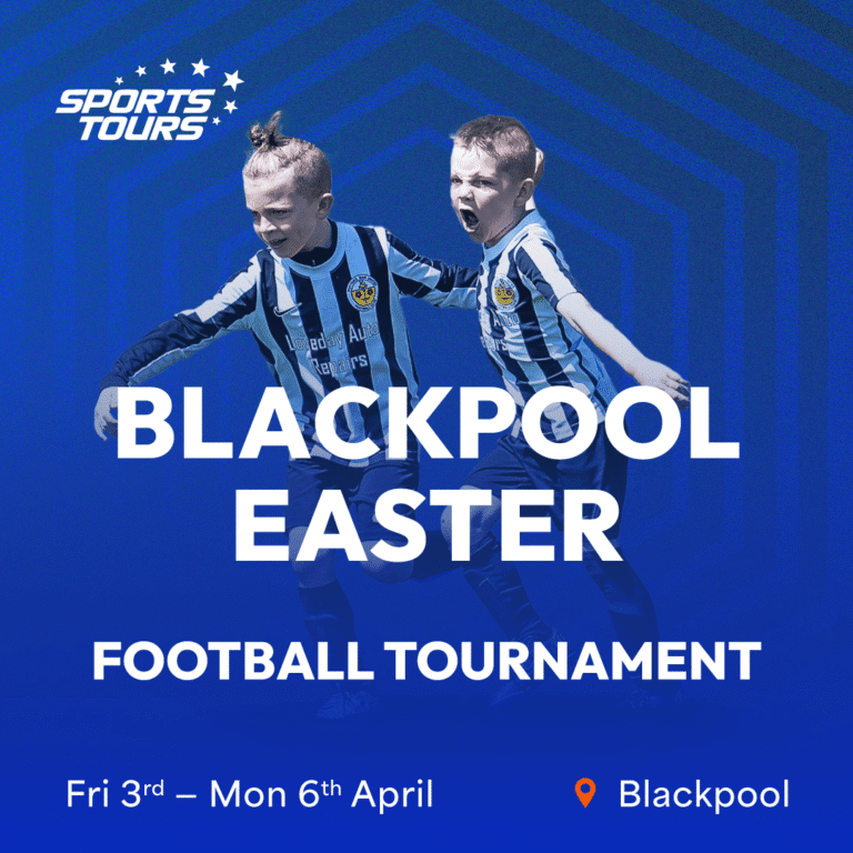 The Blackpool Easter Football Tournament will take place between Friday 3rd – Monday 6th April 2026 at Poolfoot Farm, and the fantastic neighbouring Thornton-Cleveleys FC, Thornton-Cleveleys FY5 4HX. 