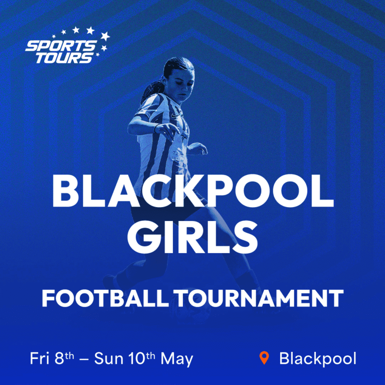 The Blackpool Girls Football Tournament 2026 will take place between Friday 8th – Sunday 10th May 2026 at Poolfoot Farm, Thornton-Cleveleys FY5 4HX. 