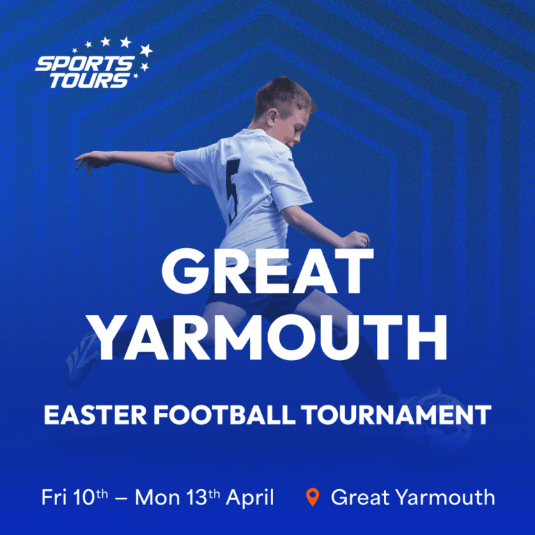 The Great Yarmouth Easter Football Tournament 2026 will take place between Friday 10th – Monday 13th April 2026 at Hemsby Beach Holiday Park, Great Yarmouth, NR29 4HR. 