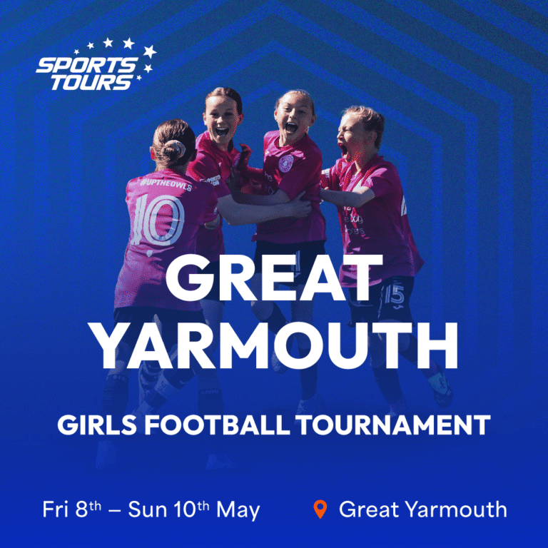 The Great Yarmouth Girls Tournament 2026 will take place between Friday 8th – Sunday 10th May 2026 at Hemsby Beach Holiday Park, Great Yarmouth, NR29 4HR. 
