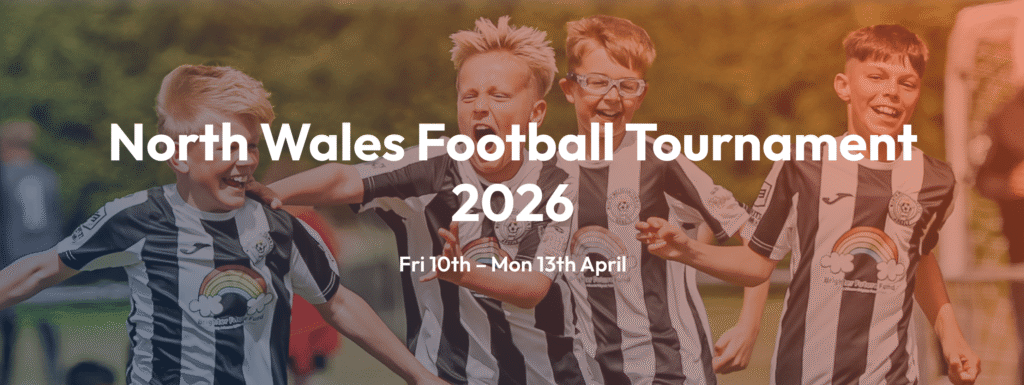 The North Wales Football Tournament 2026 will take place between Friday 10th – Monday 13th April at Talacre Beach Resort, North Wales, CH8 9RD. 
