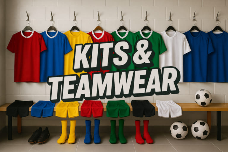 Kits and Teamwear - Junior Grassroots Football Suppliers