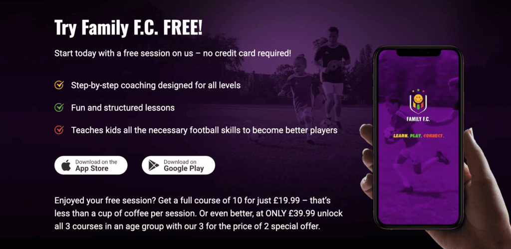 Try Family F.C. for Free Junior Grassroots Hub