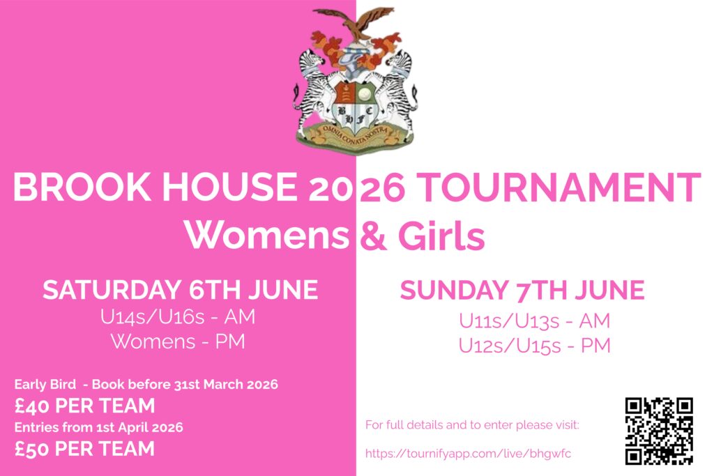 Brook House Women Girls 2026 Tournament Junior Grassroots Hub