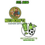 Nuts4crafts - Personalized gifts and apparel - sublimation, vinyl printing, DTF, laser engraving, 3D printing. Crafted in Wrexham, UK.