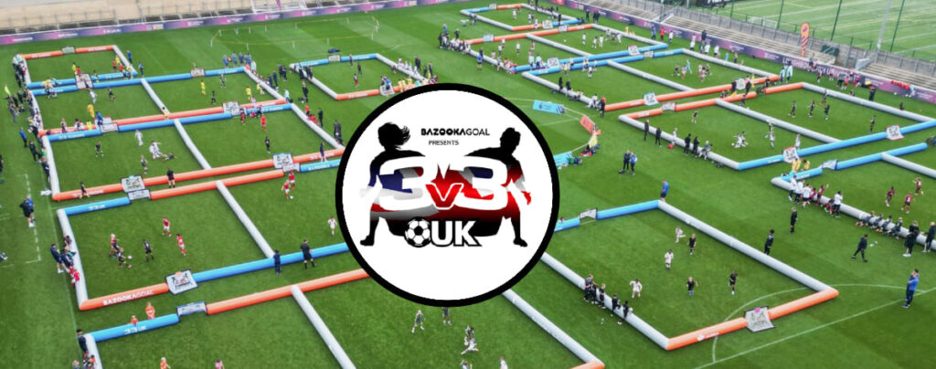 3v3 UK 3v3 UK is the largest 3v3 football provider in the world. Since 2017 we have been providing 3v3 tournaments, festivals, events and partnerships.